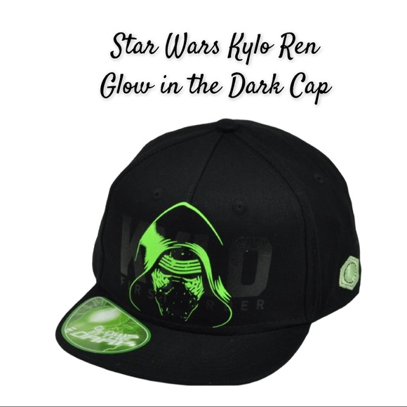 Star Wars Kylo Ren First Order Glow in the Dark Snapback Hat - Picture 1 of 9